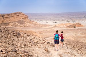 Izrael hiking na Pustyni Negew