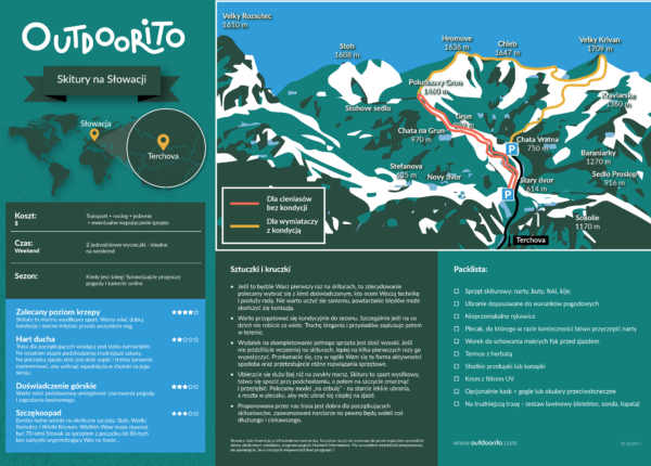 Skitoury na Słowacji - Vratna - Poludnovy Grun - Velky Krivan