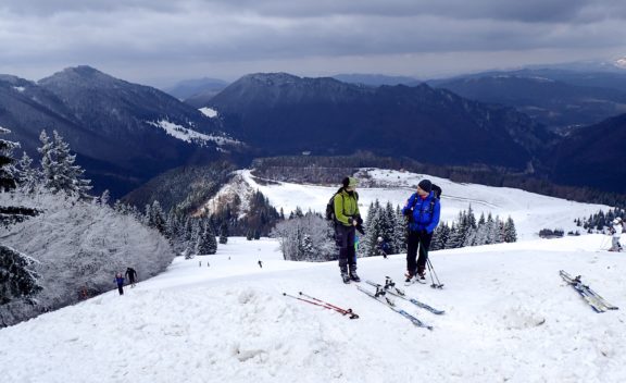 Vratna skitury - przed wejściem na żółty szlak