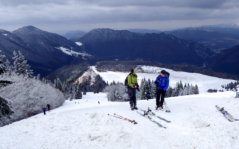 Vratna skitury - przed wejściem na żółty szlak