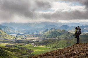 Trekking przez Landmannalaugar na Islandii