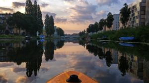 Stand Up Paddle Board na kanałach, Holandia