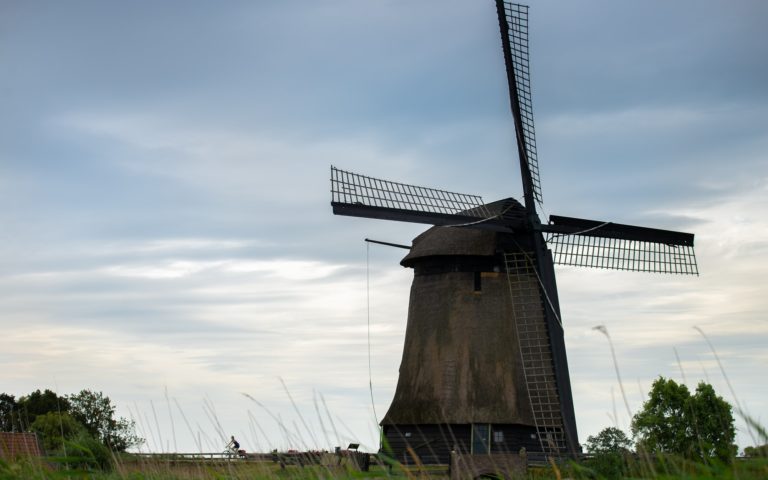 Holenderskie wiatraki, wycieczka rowerowa