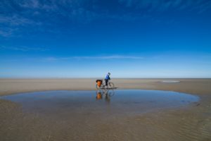 Holenderskie plaże rowerem, wyspa Texel