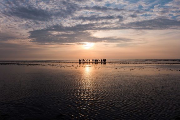 Spacer przez wady na Ameland