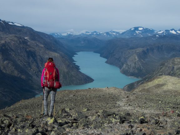 Początek grani Besseggen