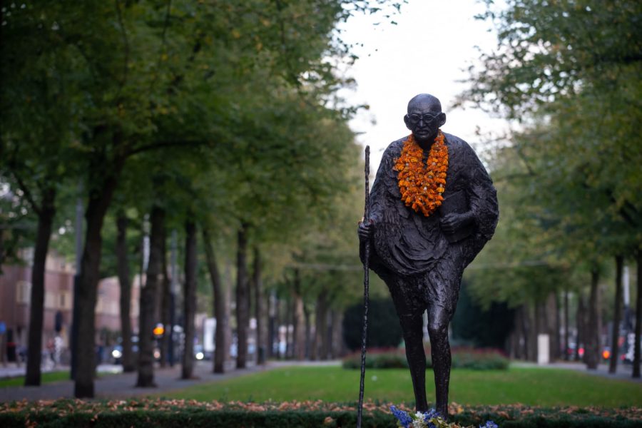 Pomnik Ghandiego, Churchill-laan, Amsterdam