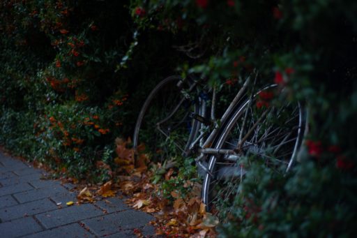 Holenderski rower w Amsterdamie