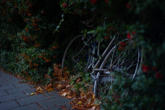 Holenderski rower w Amsterdamie