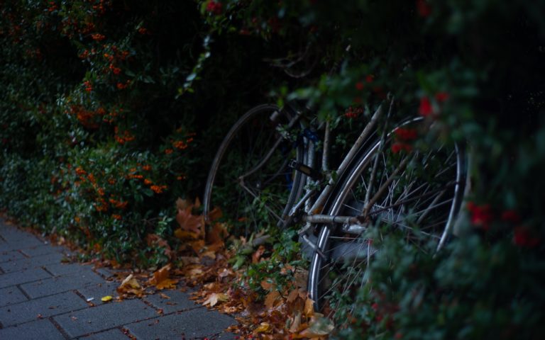 Holenderski rower w Amsterdamie