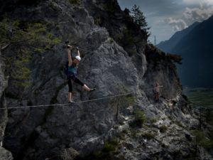 Klettersteig Crazy Eddy via ferrata