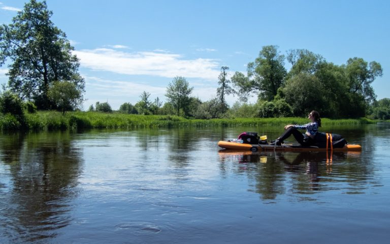 Parudniowy spływ na desce SUP